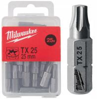 Біта MILWAUKEE, TX30, 25мм, (25шт)