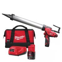 Клеєвий пістолет MILWAUKEE M12 PCG/600A-201B 4933441670 (+ заряд. пристрій, 1 акум., в сумці для інструментів)