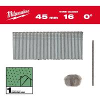 Цвяхи фінішні 16G MILWAUKEE, 0°/45мм, (2500шт)