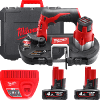 Аккумуляторная ленточная пила MILWAUKEE M12 BS-402C MILWAUKEE