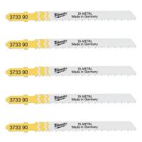 Полотна для лобзика T101BF Bi-Metal MILWAUKEE, 75мм/ крок зуба 4, (5шт), (деревина, чистий різ)